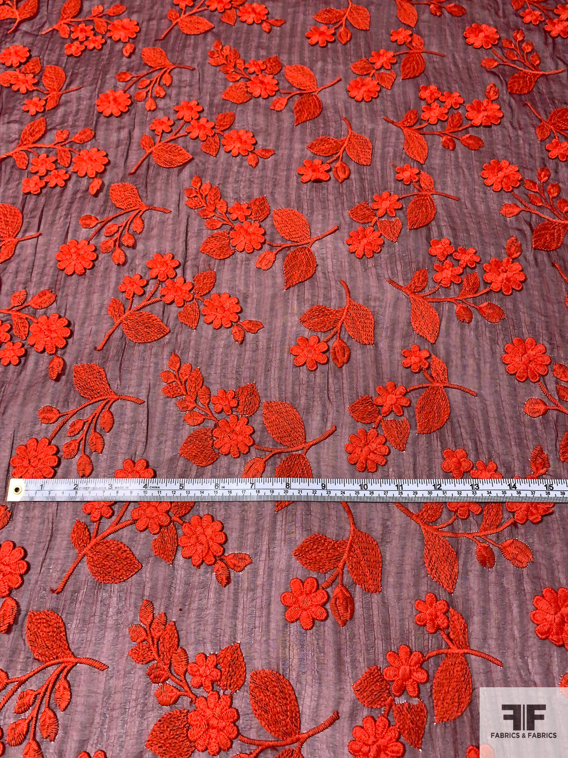 Peony Petals in Red. Stretch Lace Fabric. SL-127-RED – Boho Fabrics