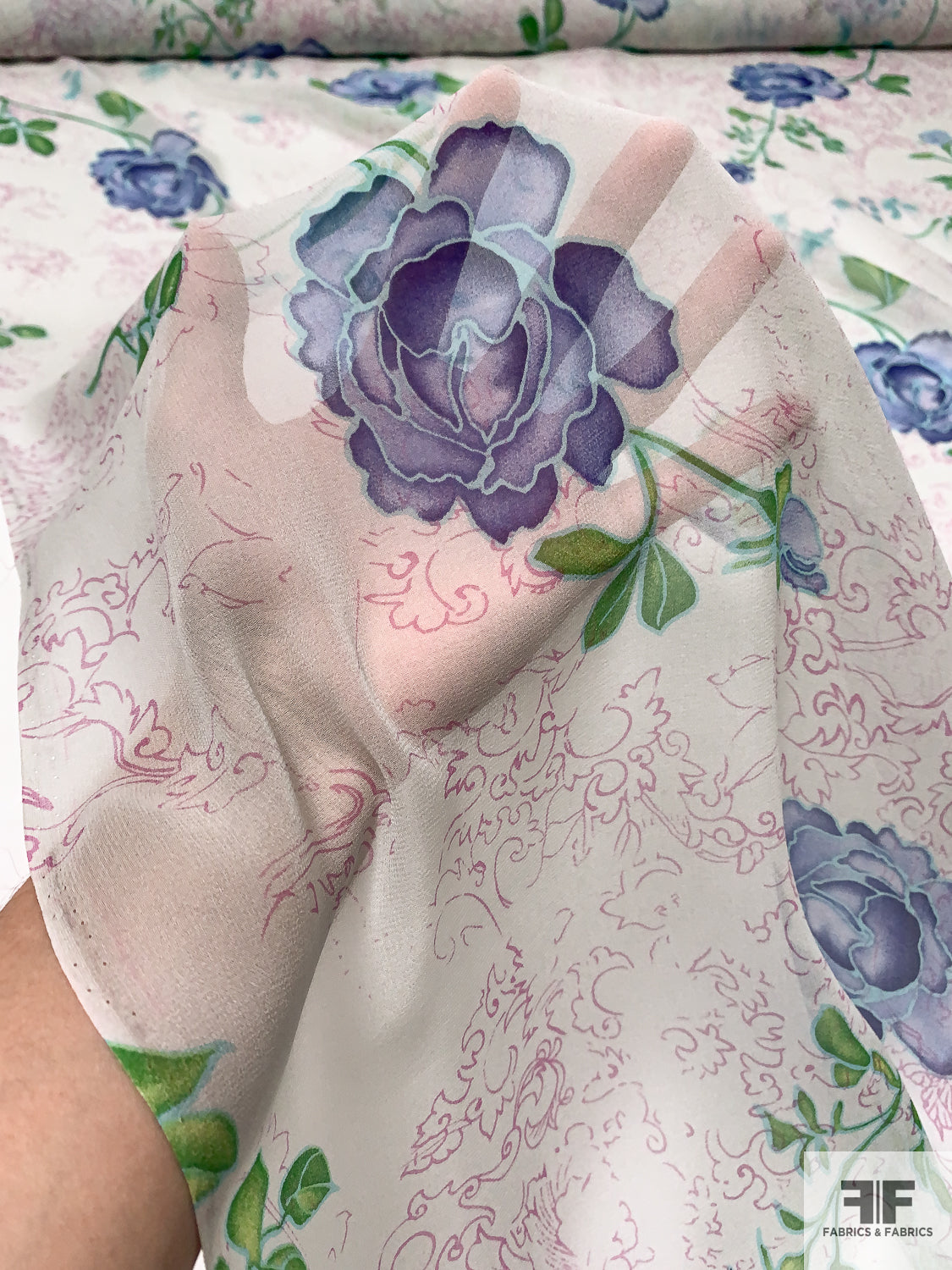 Antique Rose [silk chiffon]