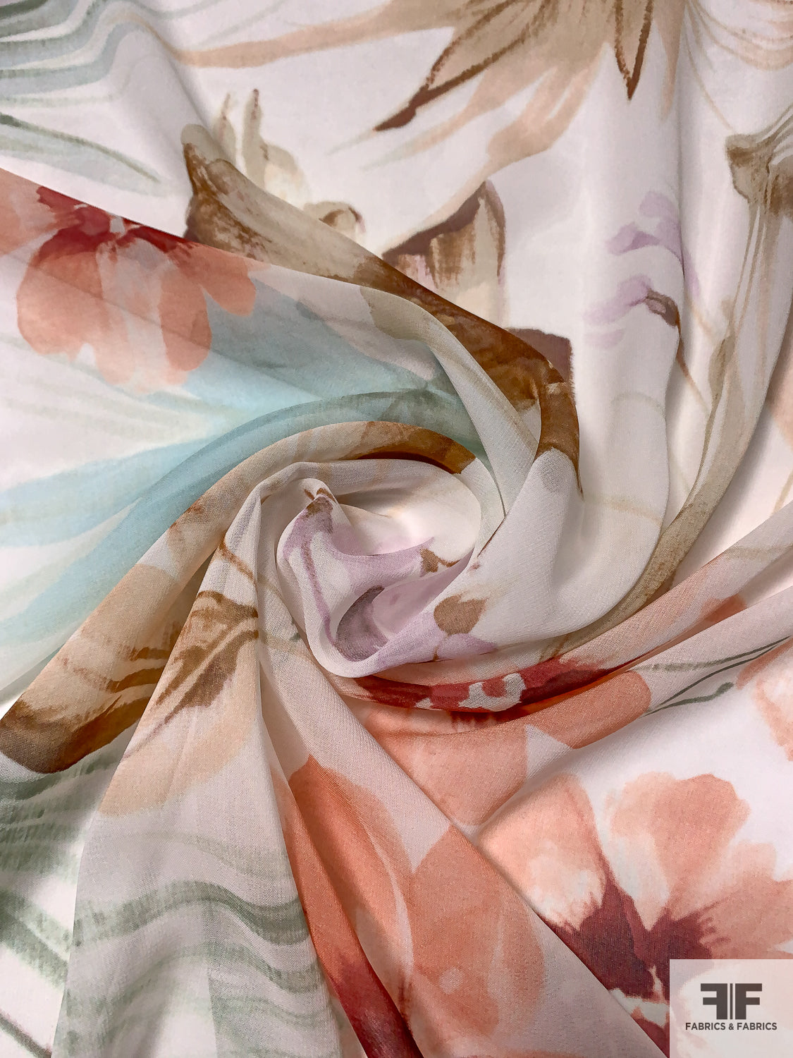 chiffon floral print fabric for dresses Printed Wisteria Flower Chiffon Fabric By The Yard | Purple Sheer Floral Dresses Fabric