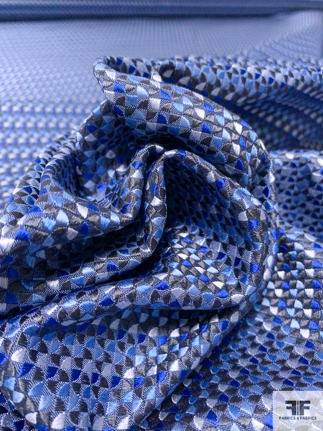 古布骨董 絣 木綿織物 藍染 綿入 半纏 法被