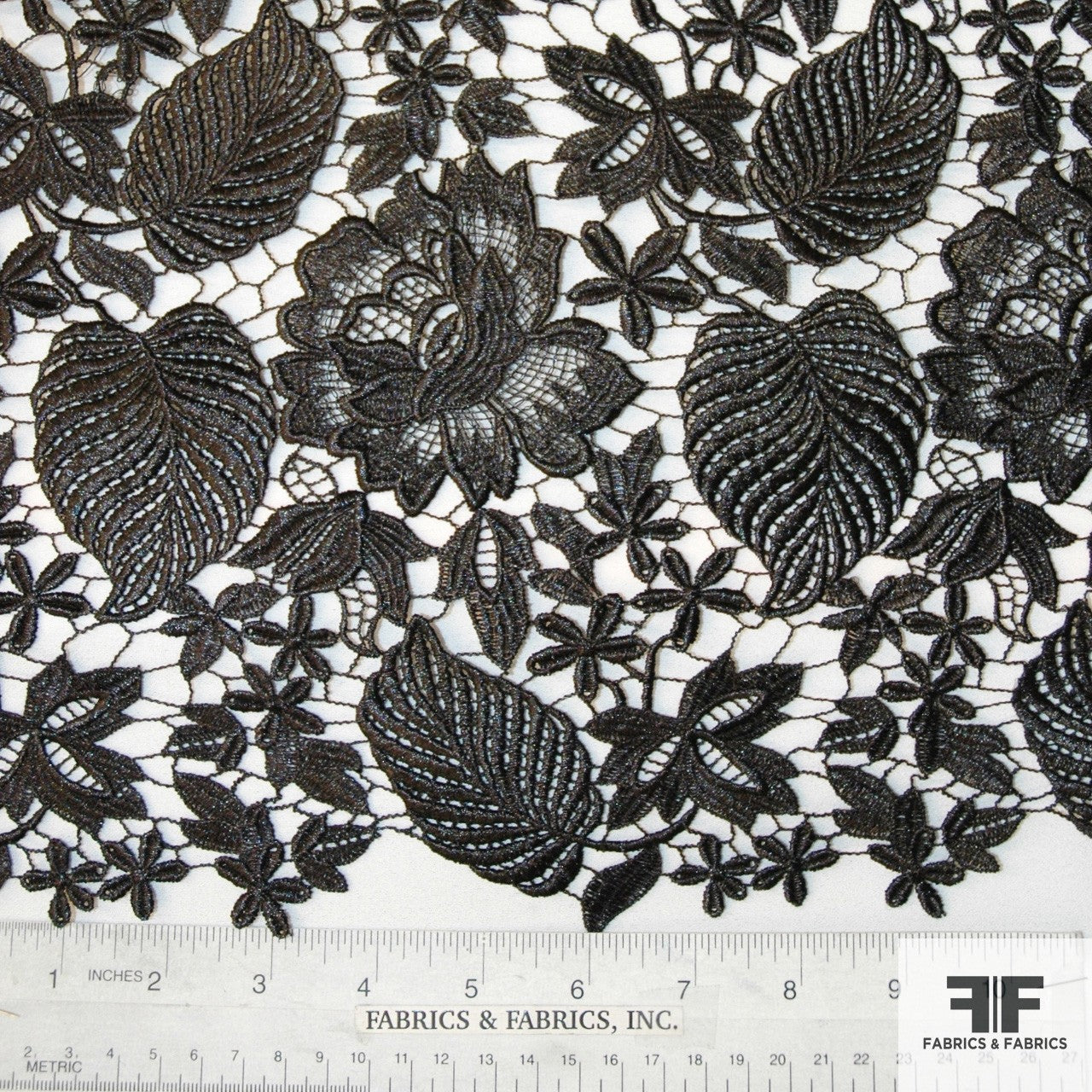 Black Lace Fabric, Black Guipure Lace Fabric, Crochet Lace Fabric, Bridal  Lace Fabric, Lace Fabric With Classical Floral Pattern, Hot 