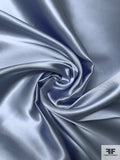 Solid Silk Necktie Satin - Clear Blue Sky