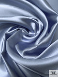 Solid Silk Necktie Satin - Clear Blue Sky