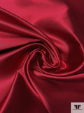 Solid Silk Necktie Satin - Luxe Red