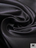 Solid Silk Necktie Satin - Charcoal Grey