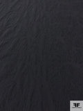Floral Slightly Textured Jacquard Polyester - Black