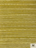 Pleated Polyester Charmeuse - Citrus Yellow