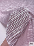 Pleated Shiny Knit - Baby Pink