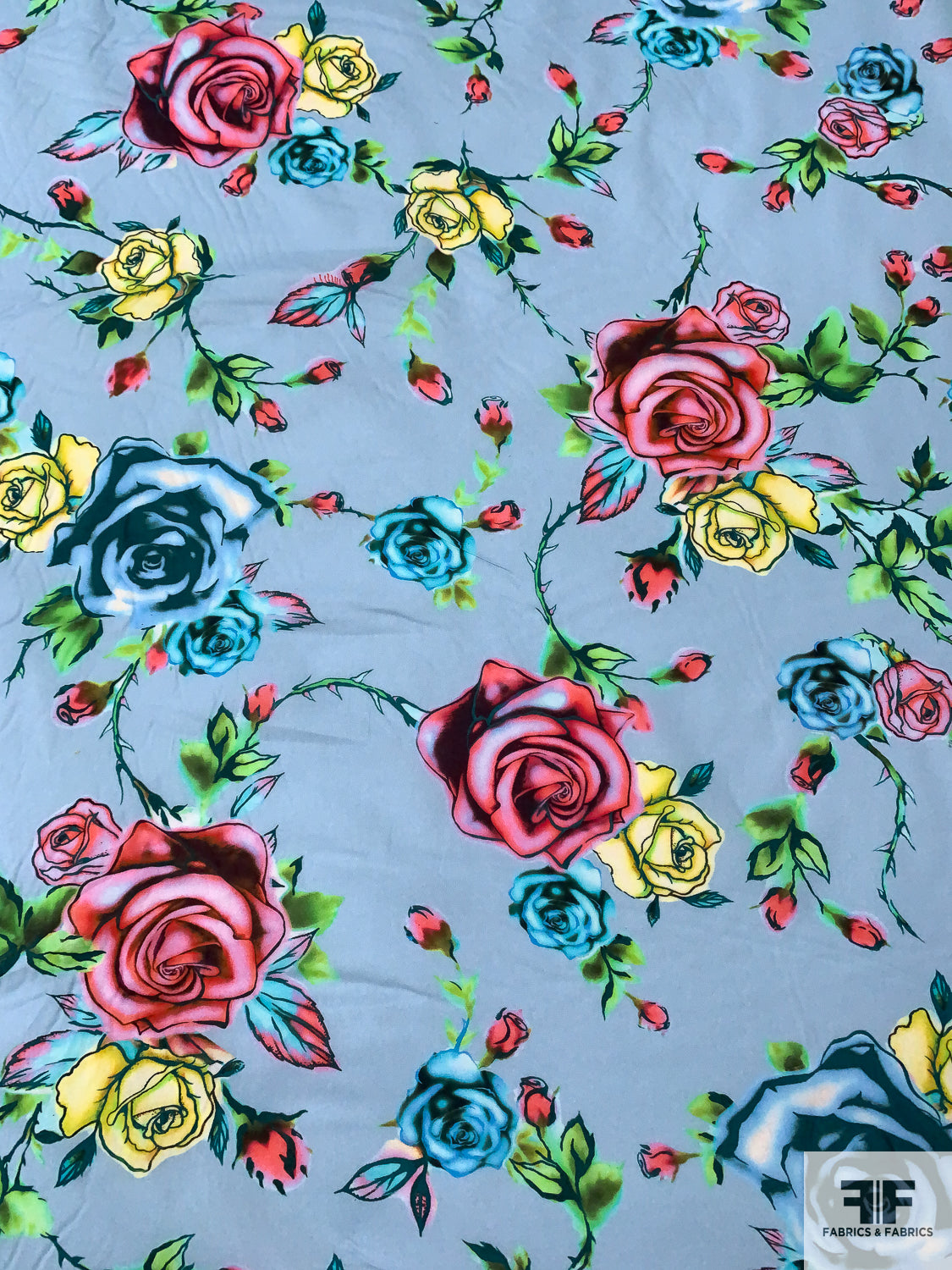 Print Cotton Fabric Designer Fabric Floral Printed Patterned 