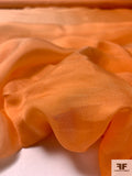 French Ombré Printed Silk Chiffon - Orange