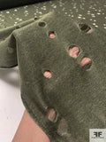 Wripped-Look Poly Rayon Knit - Heather Green