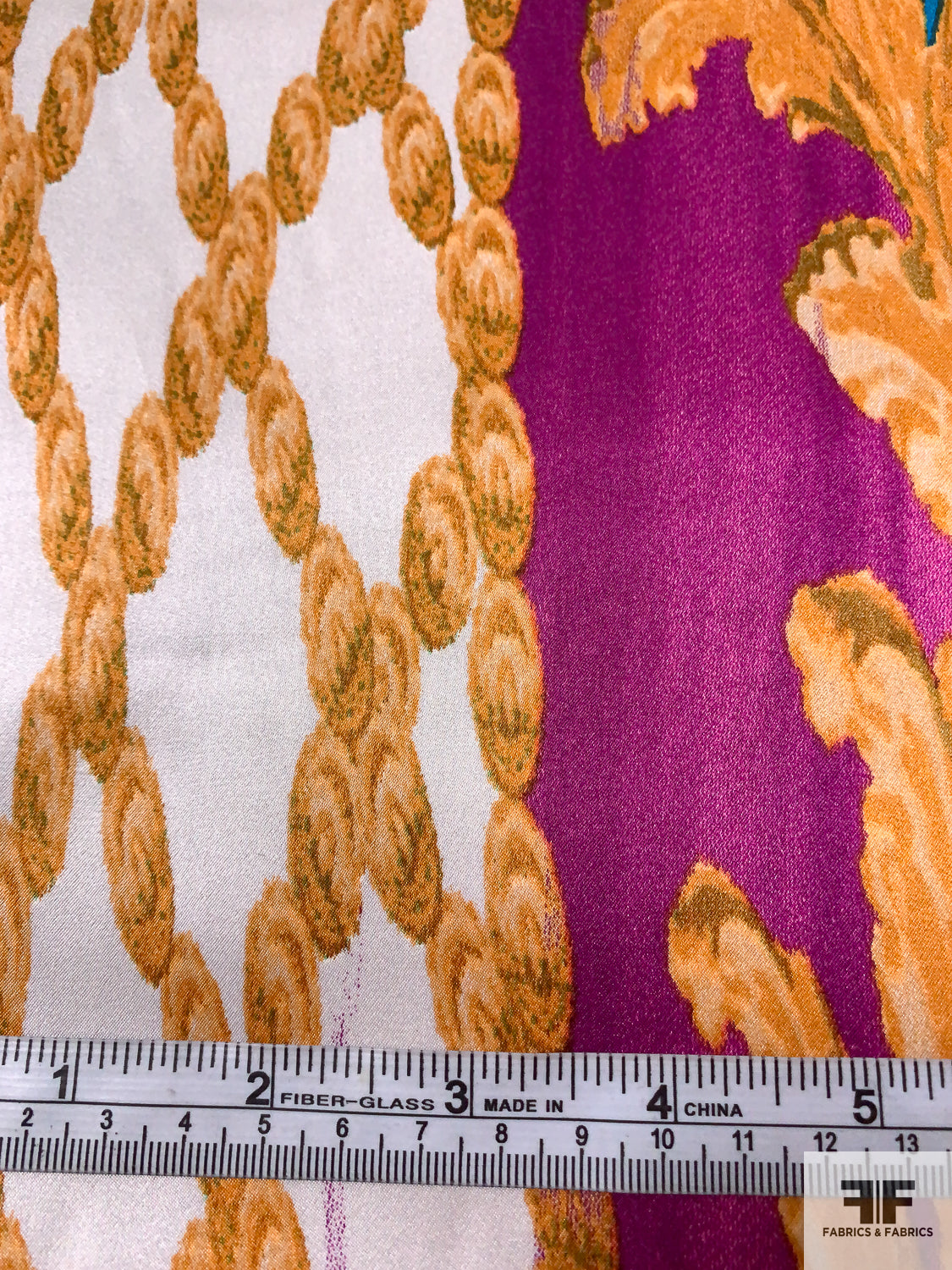 Silk fabric, Versace Versatile Seaweed Green Camo Silk Crepe (Made