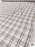 Plaid Printed Cotton Voile - Multicolor Pastels