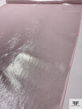 J Mendel Lurex Pinstriped Silk Chiffon - Light Pink / Silver