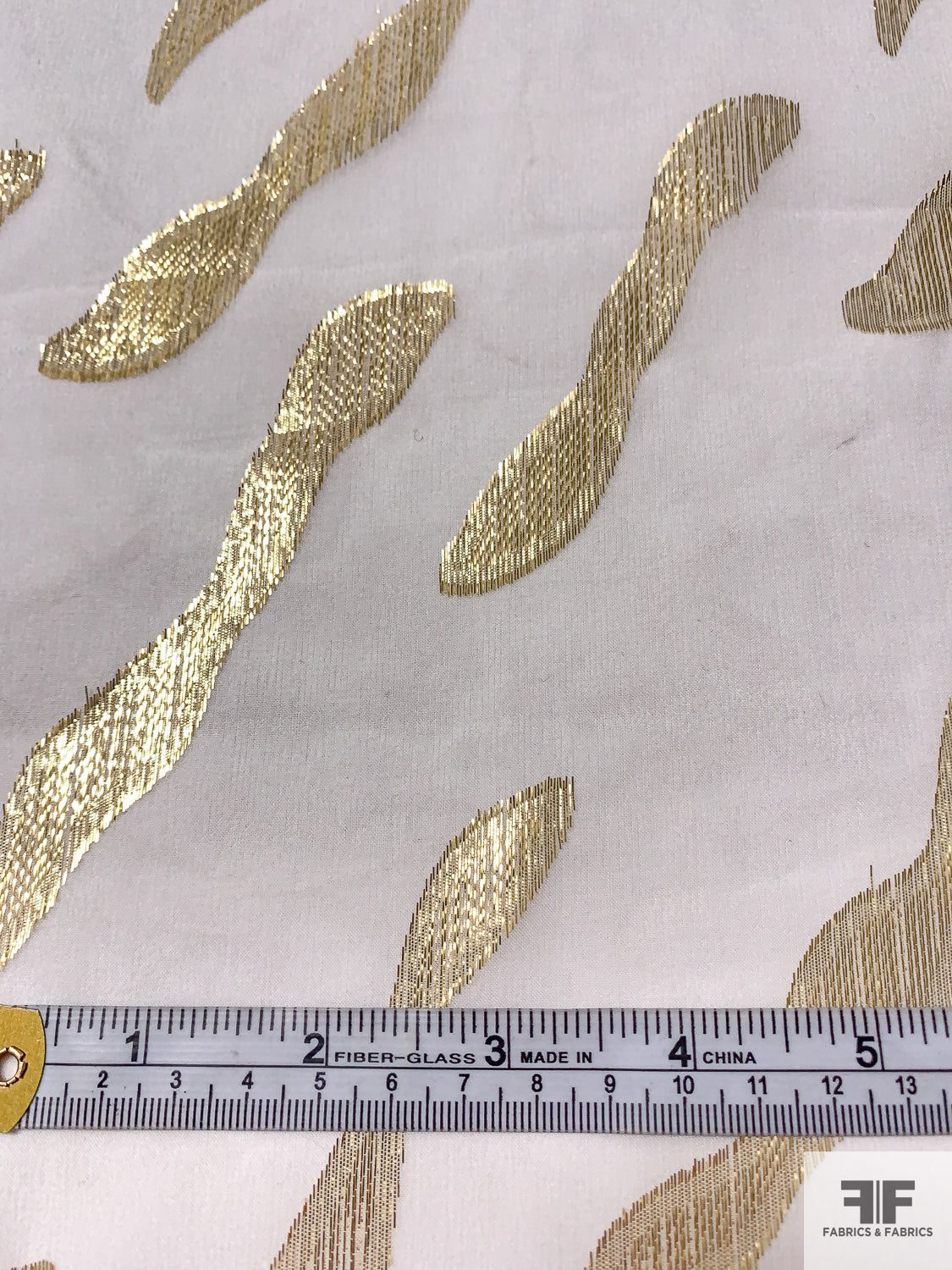 J Mendel Sheer Metallic Lamé - Gold - Fabric by the Yard