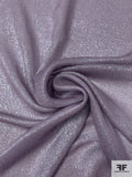 J Mendel Italian Lurex Pinstriped Silk Chiffon - Shimmery Lavender