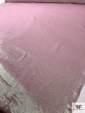 J Mendel Italian Lurex Pinstriped Silk Chiffon - Aurora Borealis Lilac