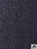 Textured Stretch Brocade - Navy Plum