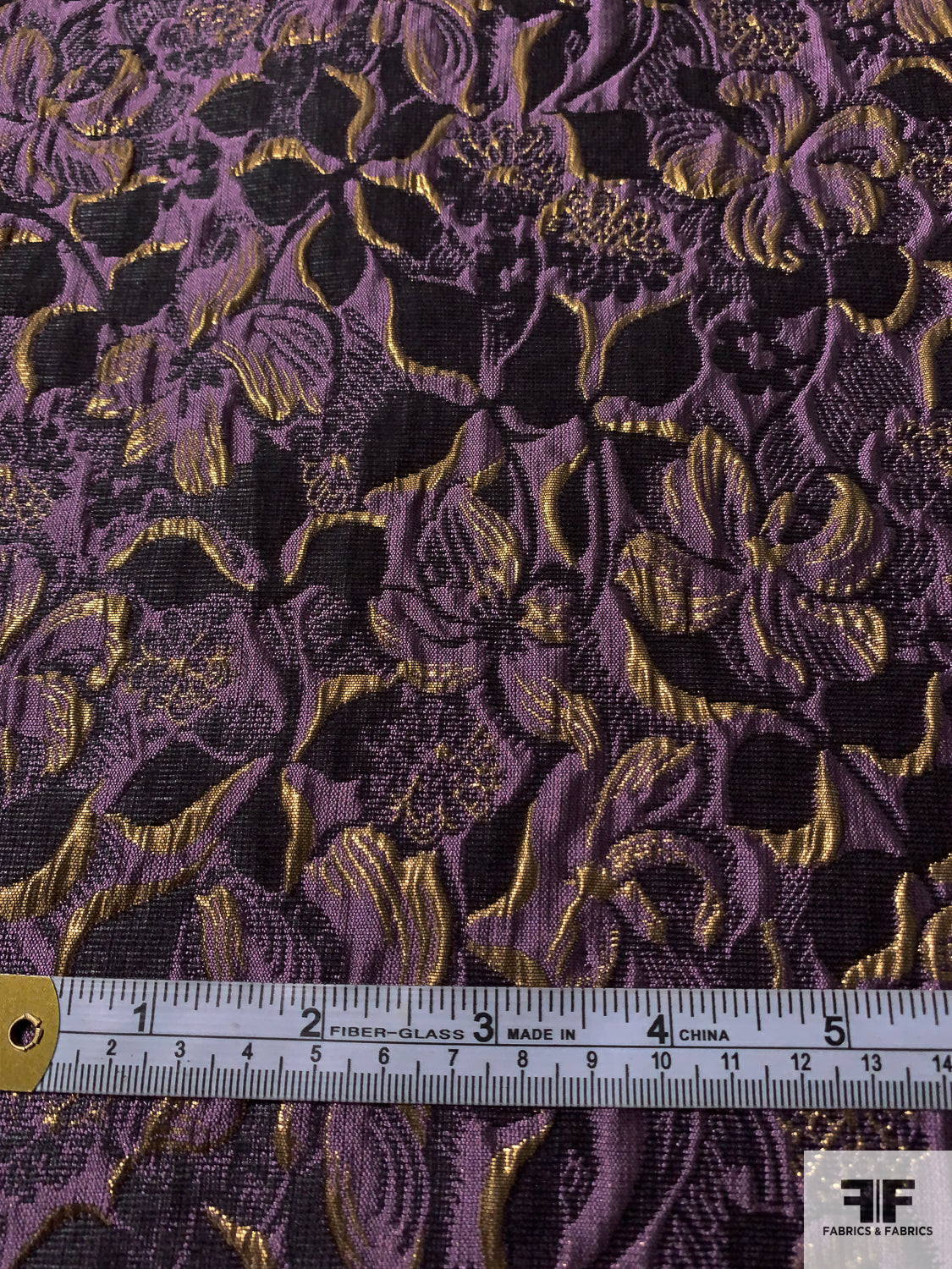 High Grade Yellow Purple Lattice Floral Brocade Clothing -  Canada in  2023