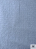 Italian 2-Ply Stitched Cloqué Georgette - Dusty Sky Blue