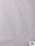 Italian 2-Ply Stitched Cloqué Georgette - White