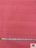 Linear Textured Brocade - Brick Pink