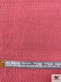 Linear Textured Brocade - Brick Pink