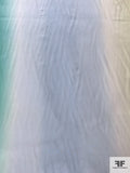Ombré Printed Silk Crepe de Chine - Pale Yellow / Sky Blue / Seafoam Green