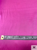 Ombré Printed Silk Charmeuse - Hot Pink / Dark Magenta / Off-White