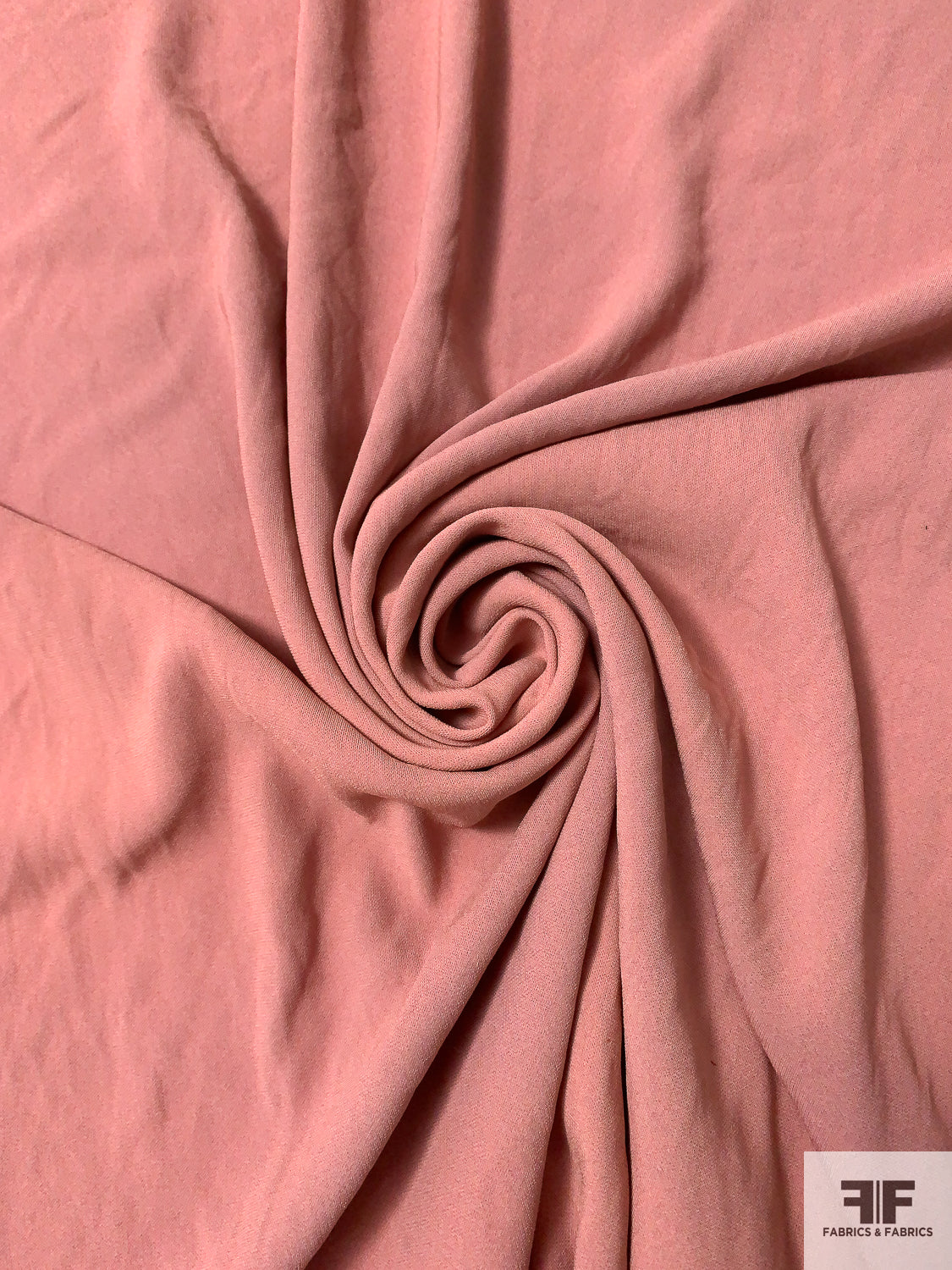 Solid Polyester-Rayon Matte Jersey - Dusty Pink