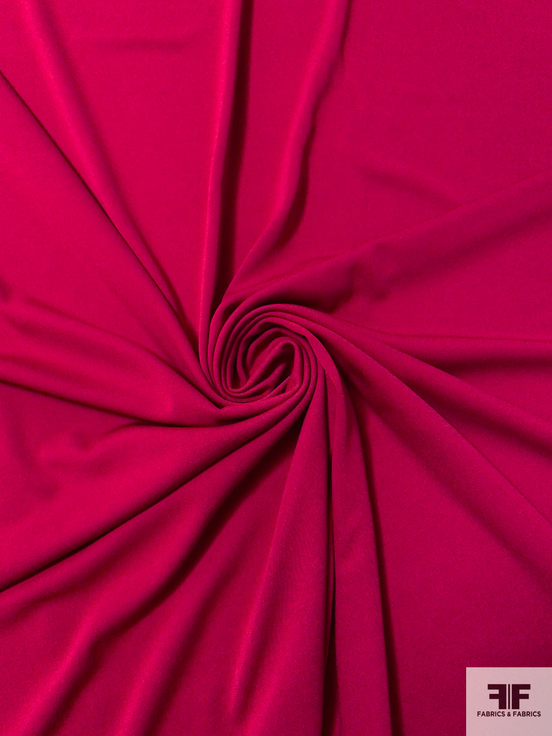 Solid Polyester Matte Jersey - Raspberry Red | FABRICS & FABRICS ...