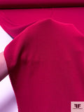 Solid Polyester Matte Jersey - Raspberry Red