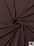 Solid Rayon Matte Jersey - Dark Brown
