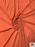 Solid Rayon Matte Jersey - Dusty Orange