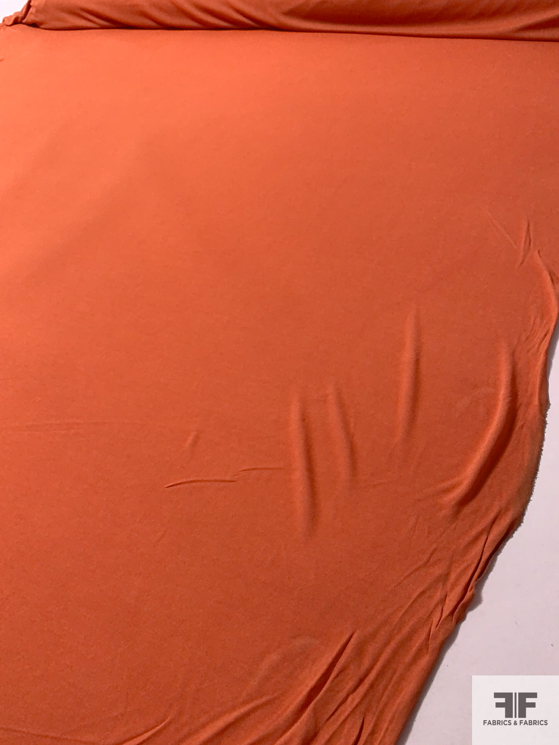 Solid Rayon Matte Jersey - Dusty Orange