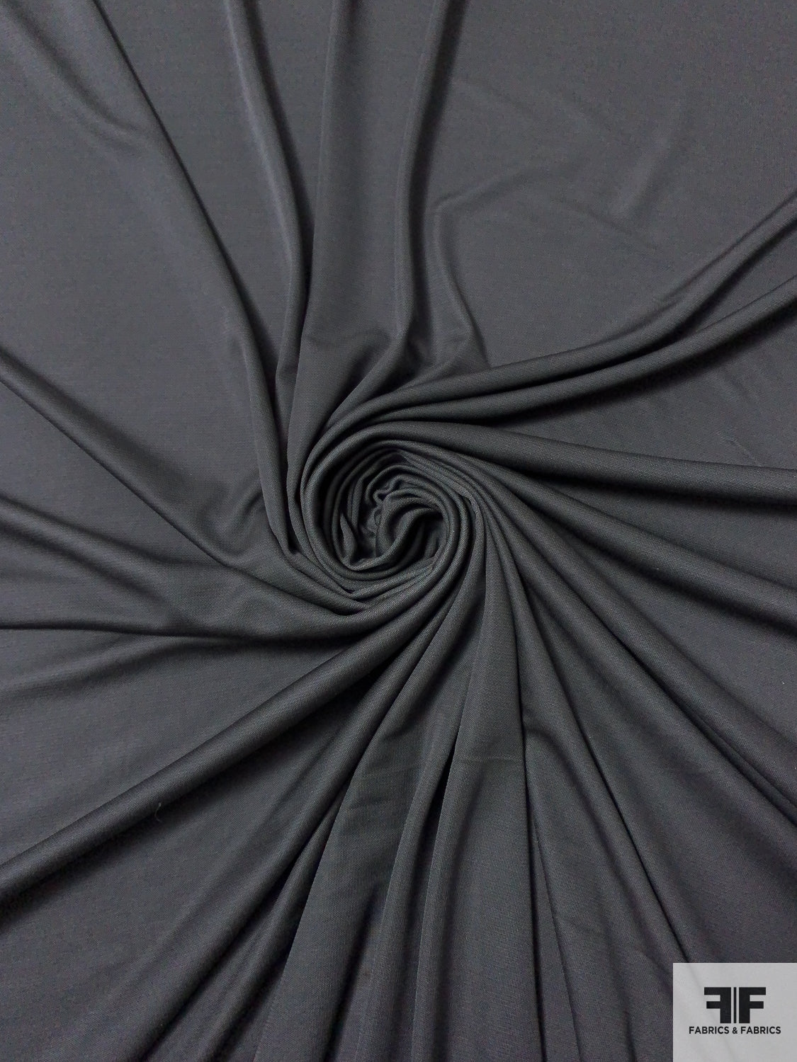 Solid Rayon Matte Jersey - Dark Grey
