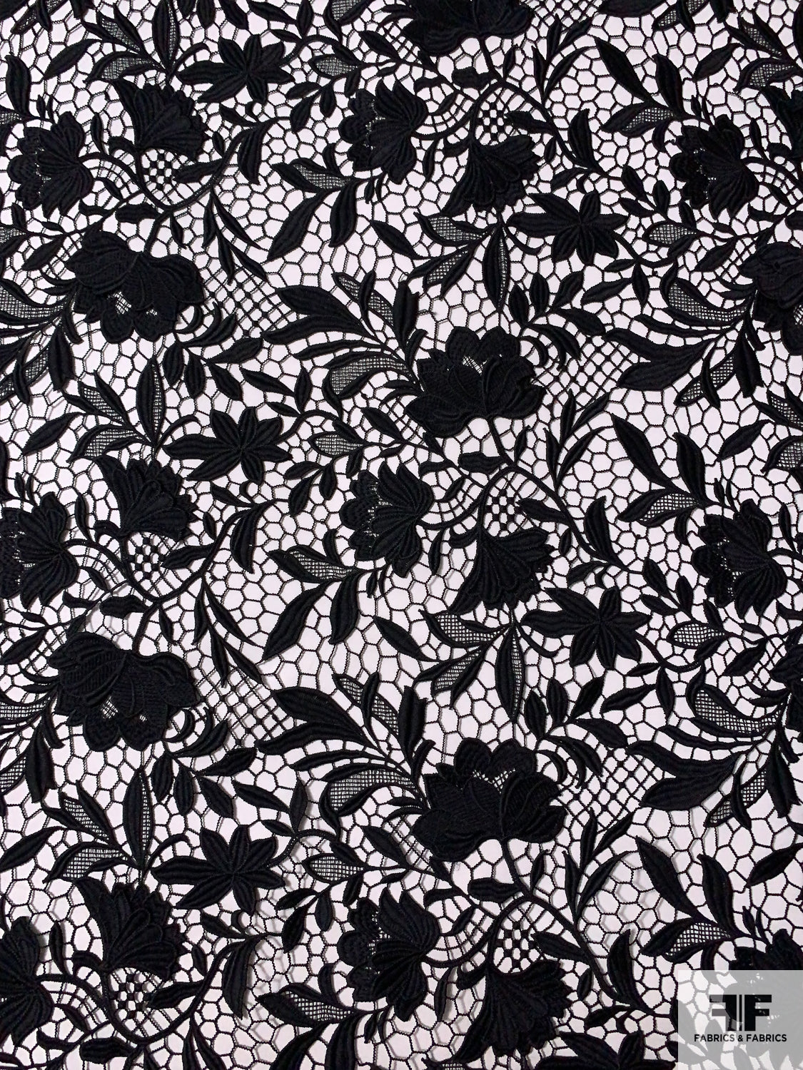 Lace – Black Floral Design