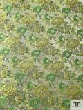 Floral Brocade - Shades of Green