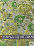 Floral Brocade - Shades of Green