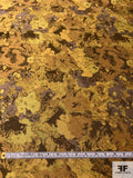 Abstract Brocade - Mustard / Yellow / Taupe