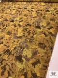 Abstract Brocade - Mustard / Yellow / Taupe