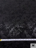 Italian Camouflage Design Brocade - Black