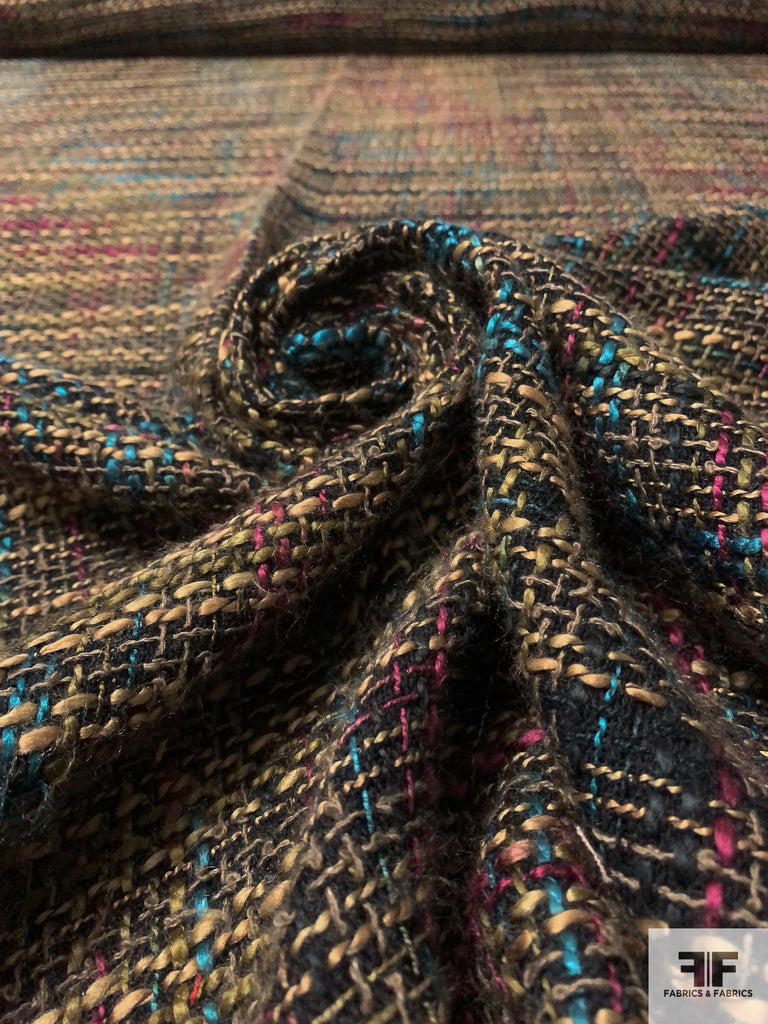 Classic Tweed Suiting - Turquoise/Nudes/Navy/Boysenberry/Black ...