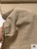 Speckled Suiting with Lurex Fibers - Tan / Multicolor