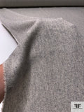 French Ralph Lauren Wool-Cashmere Brushed Light Jacket Weight with Lurex Fibers - Grey / Ecru / Silver