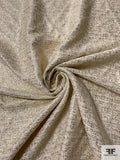 Italian Luxe Metallic Tweed Suiting - Cream / Gold / Silver