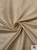 Italian Solid Lamé Suiting - Gold / Beige