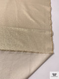 Italian Solid Lamé Suiting - Gold / Beige