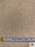 Foil Printed Linen - Gold / Beige