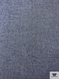 Linen-Weave Cotton - Denim Blue